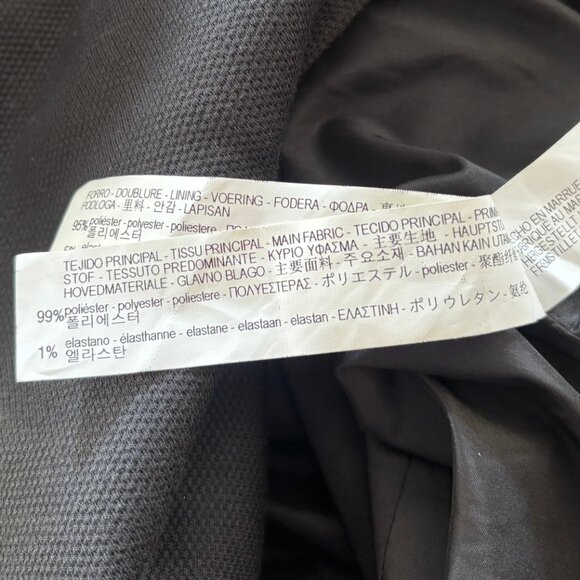 Zara Black One Button Blazer - Size L - New with Tags - Picture 5 of 5